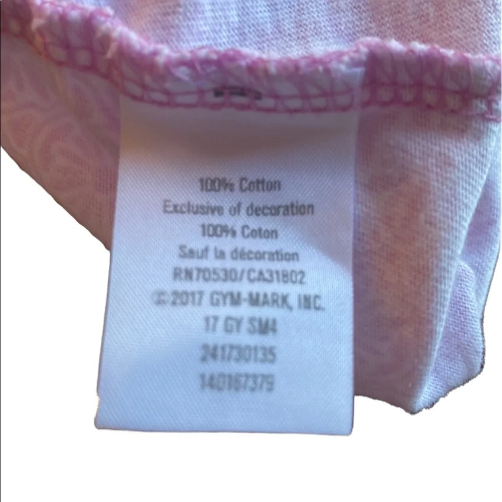 Gymboree Pink and White Toddler Floral Embroidered Dress